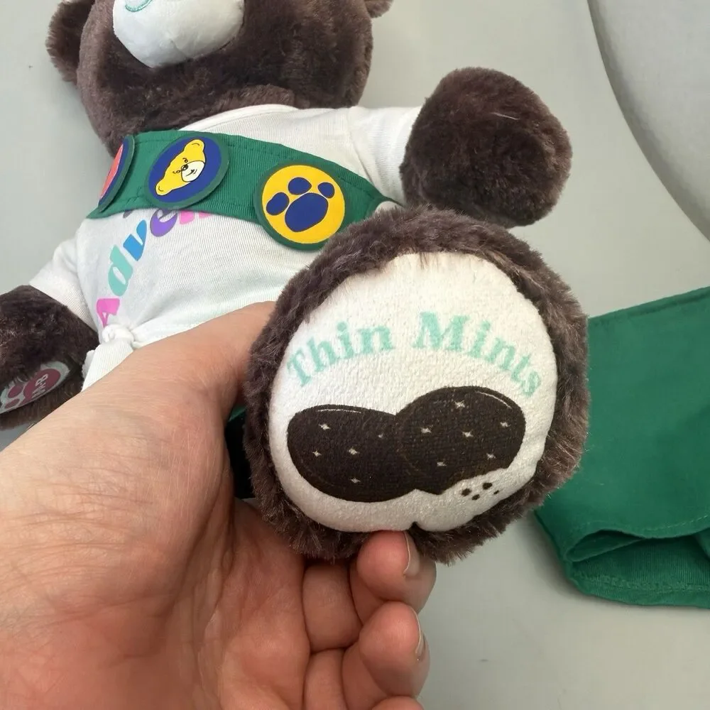 Build A Bear Girl Scout Brownie Thin Mint Sash Skort 2024 Plush EUC
